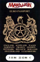 Concert Programme - Real To Reel Eurotour 84 (front page)